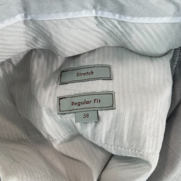 Canali Casual Pants Men 40x34 Light Grey Regular Fit Stretch Made Italy NWT $495 - Picture 2 of 12